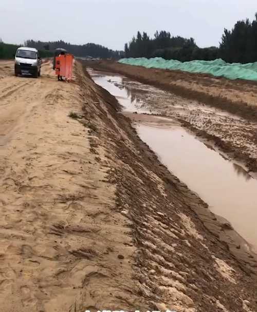 晋中灵石县河道降水